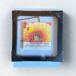 NWT Black Float Frame 8” x 8”